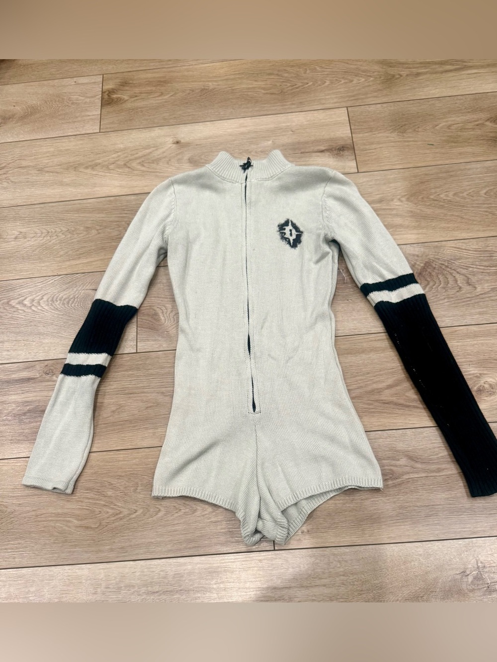 Dolls Kill Darker Waves long sleeve romper medium